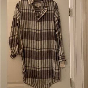 Current/Elliott Prep School Shirt Dress NWT
